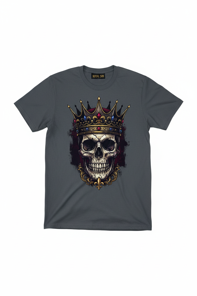 design skull king for t shirt